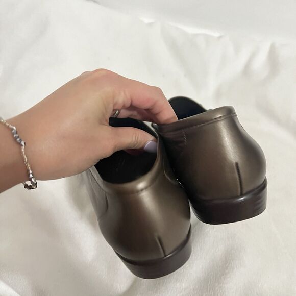 SAS Metro Leather Horsebit Flats Loafer Womens 10M Bronze Tripad Comfort Career - Picture 5 of 8